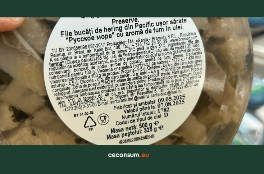 File de hering din Pacific cu aromă de fum: Ce riscuri ascunde în spatele gustului intens?