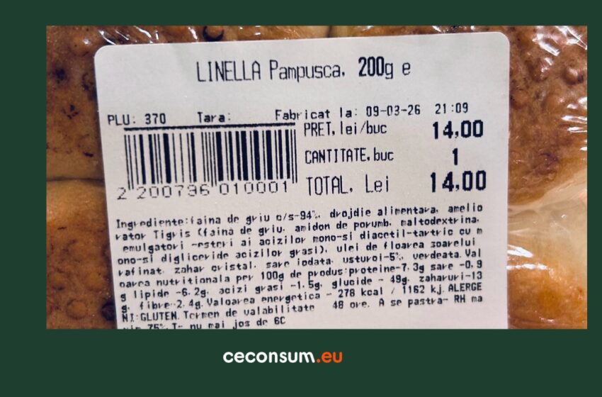  Ce consumăm: Pampusca Linella – Pâinici cu usturoi sau un cocktail de aditivi?