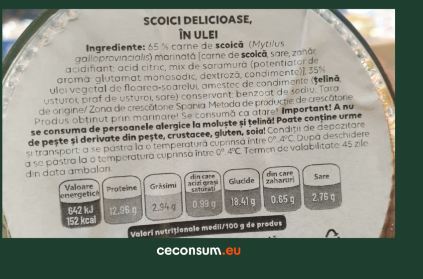 Scoici delicioase în ulei: cât de „delicios” este, de fapt, acest produs?
